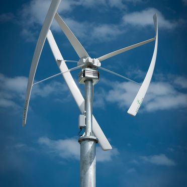 Vertikon Windkraftanlage Icon Bild